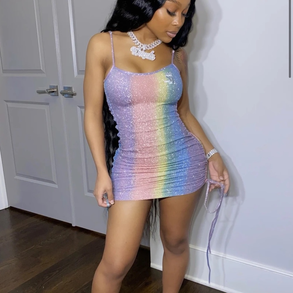 Shane Justin Rainbow Dress